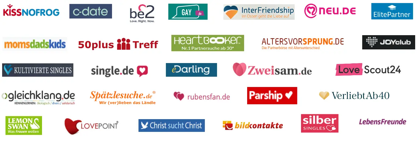 Logo Banner Partnersuche online Anbieter